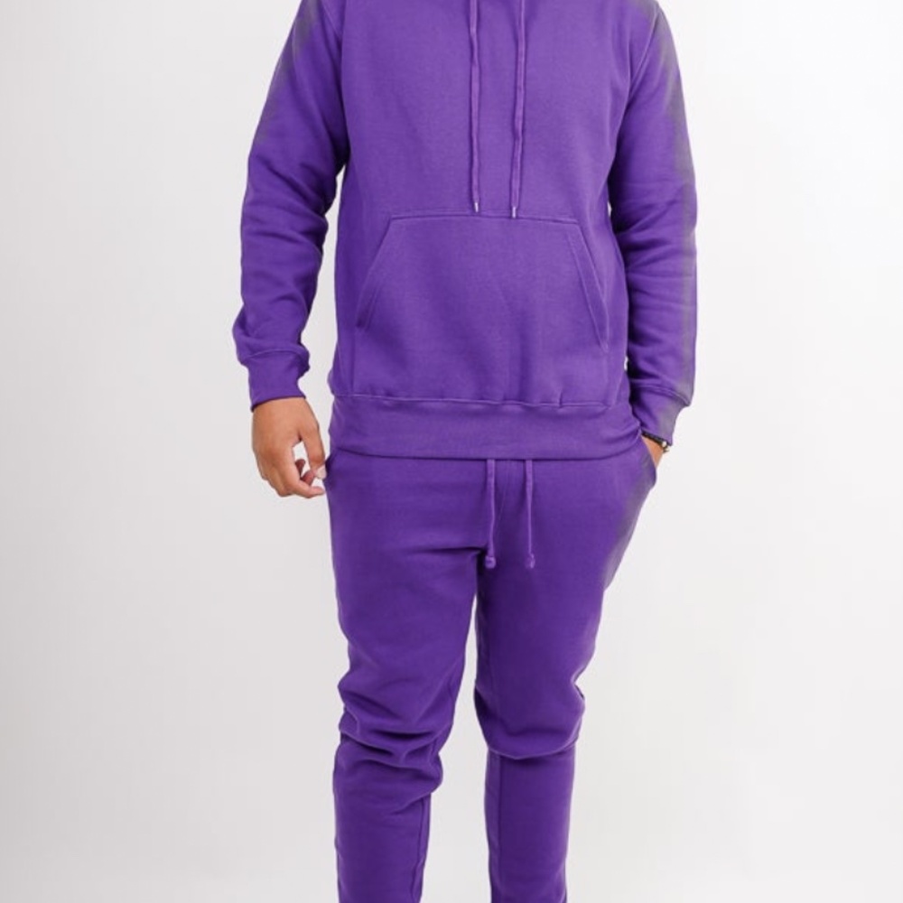 UNISEX PURPLE SWEATSUIT